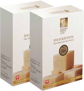 Plain steamed cake 2