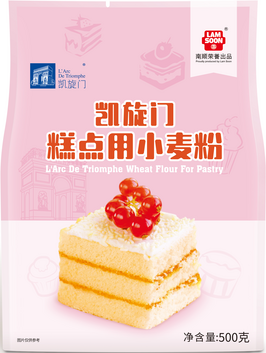 凯旋门糕点用小麦粉500g四边封正面
