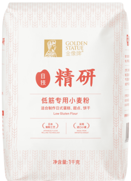 1kg 金像日式低筋专用小麦粉 正面 min