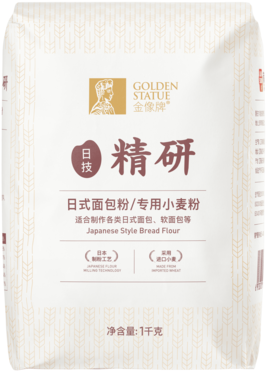 1kg 金像日式面包粉专用小麦粉 正面 min